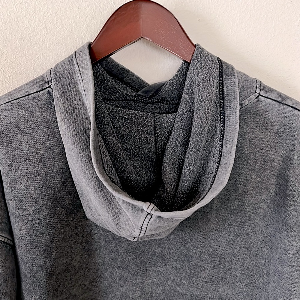Vans Lightweight Gray Hoodie Skater Mens Medium - Picture 4 of 9